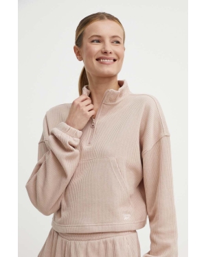 Reebok Classic bluza Wardrobe Essentials damska kolor różowy gładka 100075337