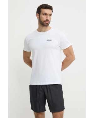 Moschino Underwear t-shirt plażowy kolor biały z nadrukiem 241V3A07819408