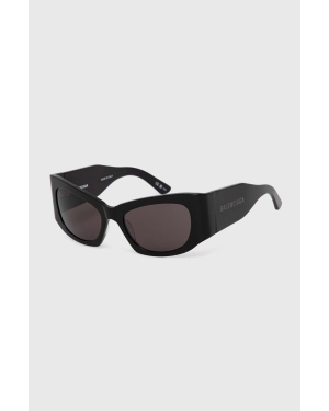 Balenciaga okulary przeciwsłoneczne damskie kolor czarny