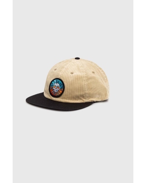 Billabong czapka z daszkiem kolor beżowy z aplikacją ABYHA00452