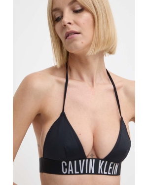 Calvin Klein biustonosz kąpielowy kolor czarny miękka miseczka KW0KW02581