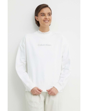 Calvin Klein bluza damska kolor biały z nadrukiem K20K206942