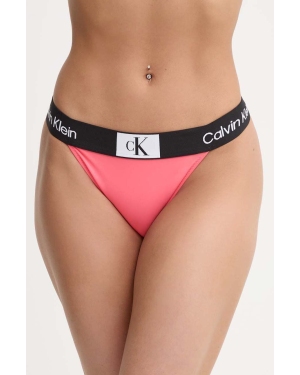 Calvin Klein figi kąpielowe kolor różowy KW0KW02351