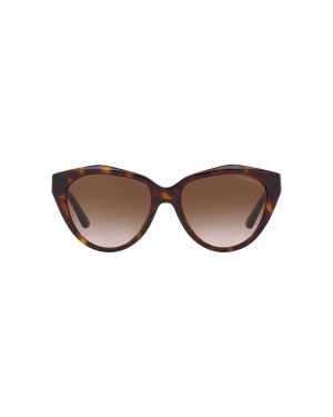 Emporio Armani okulary przeciwsłoneczne 0EA4178 damskie kolor brązowy