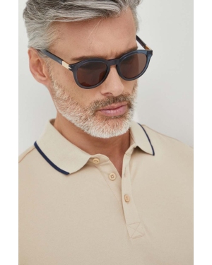 Gucci okulary przeciwsłoneczne męskie kolor granatowy