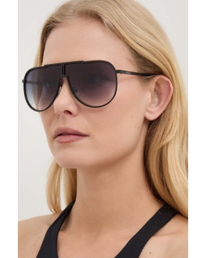 Guess okulary przeciwsłoneczne damskie kolor czarny