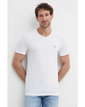 Guess t-shirt 2-pack CALEB męski kolor biały z nadrukiem U97G03 KCD31
