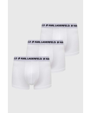 Karl Lagerfeld bokserki 3-pack męskie kolor biały