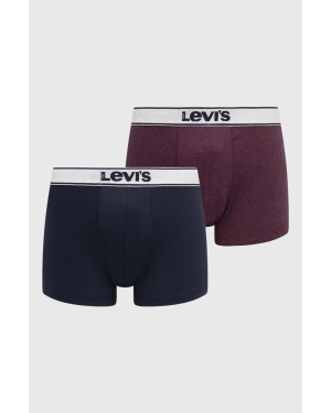 Levi's bokserki 2-pack męskie kolor fioletowy