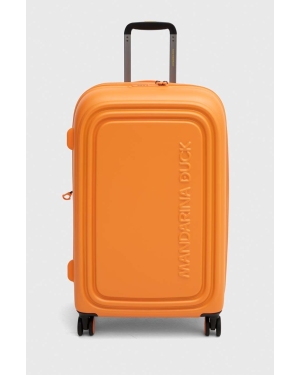 Mandarina Duck walizka LOGODUCK + kolor pomarańczowy P10SZV32