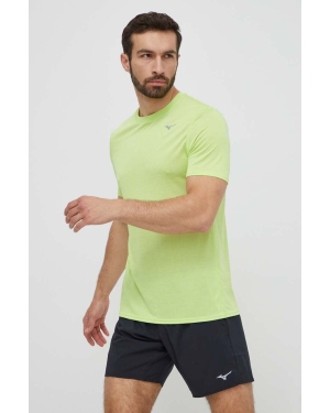 Mizuno t-shirt do biegania Impulse kolor zielony J2GAA519