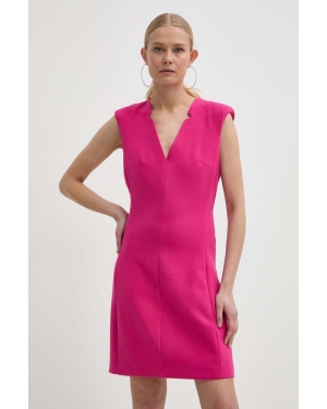 Morgan sukienka RWITE kolor różowy mini dopasowana RWITE