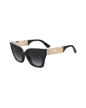 Moschino okulary przeciwsłoneczne damskie kolor czarny MOS161/S