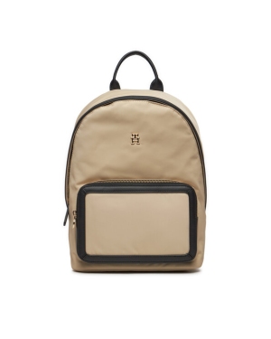 Tommy Hilfiger Plecak Th Essential S Backpack Cb AW0AW15711 Beżowy