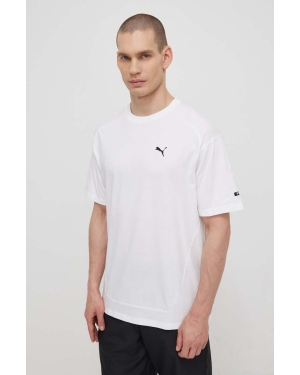 Puma t-shirt bawełniany RAD/CAL męski kolor biały gładki 678913