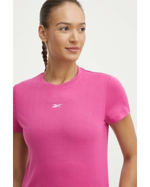 Reebok t-shirt treningowy ID TRAIN kolor różowy 100076264
