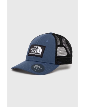 The North Face czapka z daszkiem kolor niebieski z aplikacją NF0A5FXAHDC1