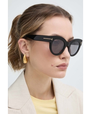 Tom Ford okulary przeciwsłoneczne damskie kolor czarny FT1063_5101C