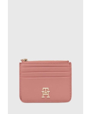 Tommy Hilfiger portfel damski kolor różowy