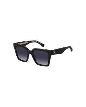 Tommy Hilfiger okulary przeciwsłoneczne damskie kolor czarny TH 2100/S