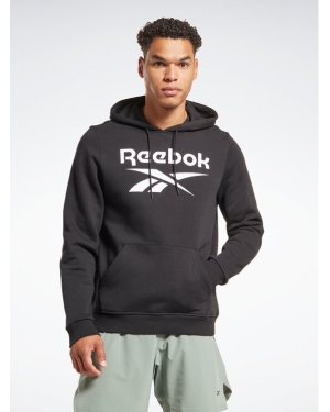 Reebok Bluza Identity Stacked Logo H54802 Czarny Regular Fit
