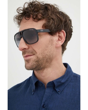 Armani Exchange okulary przeciwsłoneczne męskie kolor czarny 0AX4104S