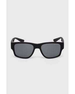 Armani Exchange okulary przeciwsłoneczne męskie kolor czarny 0AX4141SU