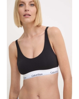 Calvin Klein Underwear biustonosz kolor czarny gładki 000QF7586E