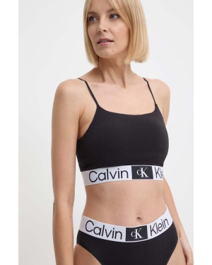 Calvin Klein Underwear biustonosz kolor czarny gładki 000QF7587E