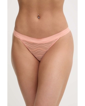 Calvin Klein Underwear figi kolor pomarańczowy transparentne 000QF7720E