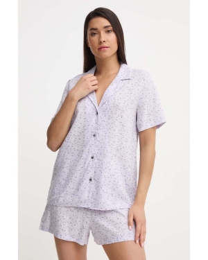 Calvin Klein Underwear piżama damska kolor fioletowy 000QS6967E