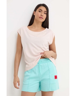 Calvin Klein Underwear t-shirt lounge kolor różowy 000QS6794E