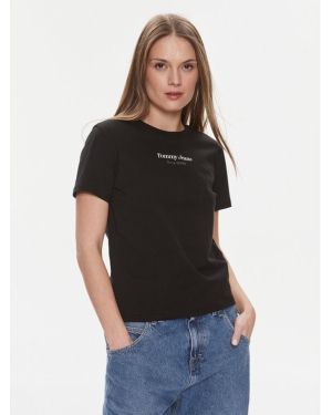 Tommy Jeans T-Shirt Essential DW0DW17359 Czarny Regular Fit