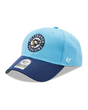 47 Brand Czapka z daszkiem NHL Pittsburgh PenguinsTwo Tone '47 MVP HVIN-MVPTT15WBV-CO68 Niebieski