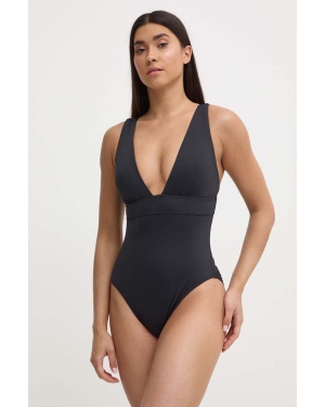 Lauren Ralph Lauren jednoczęściowy strój kąpielowy kolor czarny lekko usztywniona miseczka 20201109