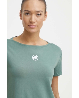 Mammut t-shirt Seon damski kolor zielony