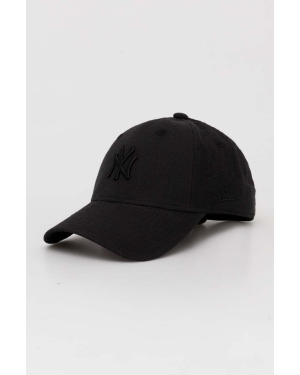 New Era czapka z daszkiem kolor czarny z aplikacją NEW YORK YANKEES