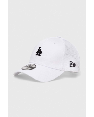 New Era czapka z daszkiem kolor biały z aplikacją LOS ANGELES DODGERS