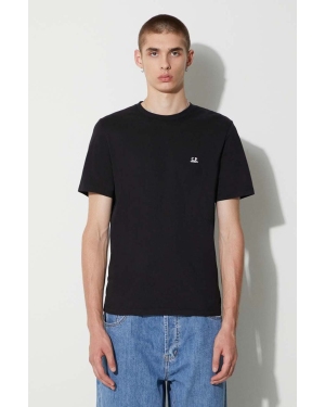 C.P. Company t-shirt bawełniany 30/1 JERSEY GOGGLE PRINT T-SHIRT kolor czarny z nadrukiem 15CMTS044A005100W