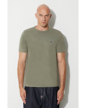 C.P. Company t-shirt bawełniany 30/1 JERSEY GOGGLE PRINT T-SHIRT kolor zielony z nadrukiem 15CMTS044A005100W