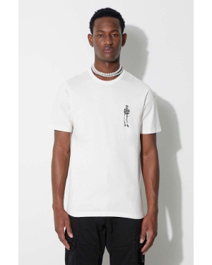 C.P. Company t-shirt bawełniany MERCERIZED JERSEY 30/2 TWISTED BRITISH SAILOR T-SHIRT kolor beżowy z nadrukiem 15CMTS155A006499W
