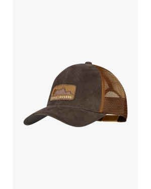 Buff czapka z daszkiem Explore kolor brązowy z aplikacją 133560