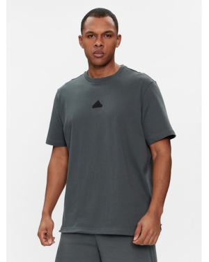 adidas T-Shirt City Escape IN3709 Zielony Loose Fit