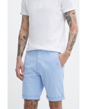 Tommy Jeans szorty męskie kolor niebieski
