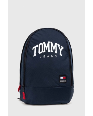 Tommy Jeans plecak męski kolor granatowy duży z nadrukiem