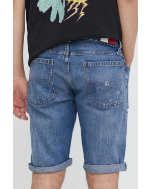 Tommy Jeans szorty jeansowe męskie kolor niebieski DM0DM18794
