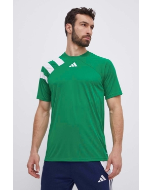 adidas Performance t-shirt treningowy Fortore 23 kolor zielony z aplikacją IT5655