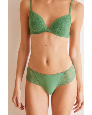 women'secret brazyliany SPRING HELANKAS kolor zielony z koronki 4987307