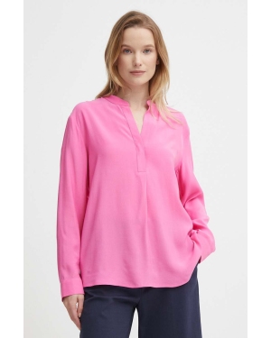 Seidensticker bluzka damska kolor różowy gładka 60.133512