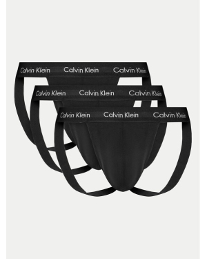 Calvin Klein Underwear Komplet 3 par slipów Jock Strap 000NB2623A Czarny